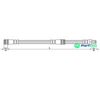 METZGER AUTOTEILE BRAKE HOSE 4110266 FOR MITSUBISHI SMART