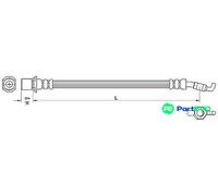 METZGER AUTOTEILE BRAKE HOSE 4110286 FOR TOYOTA