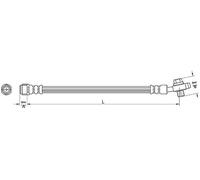 METZGER 4110381 Brake hose