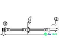 METZGER AUTOTEILE BRAKE HOSE 4110452 FOR KIA