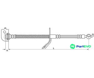 METZGER AUTOTEILE BRAKE HOSE 4110736 FOR KIA
