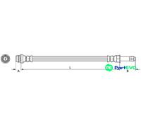 METZGER AUTOTEILE BRAKE HOSE 4110797 FOR FORD