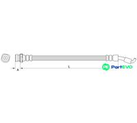METZGER AUTOTEILE BRAKE HOSE 4110822 FOR HYUNDAI KIA