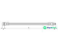 METZGER AUTOTEILE BRAKE HOSE 4110895 FOR DACIA