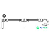 METZGER AUTOTEILE BRAKE HOSE 4111037 FOR FORD MAZDA