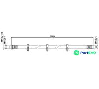 METZGER AUTOTEILE BRAKE HOSE 4111486