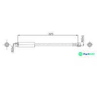 METZGER AUTOTEILE BRAKE HOSE 4112320 FOR FORD