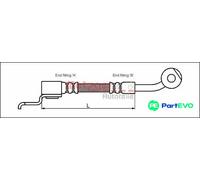 METZGER AUTOTEILE BRAKE HOSE 4113523 FOR JEEP