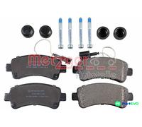 METZGER AUTOTEILE REAR DISC BRAKE BRAKE PAD SET 1170998
