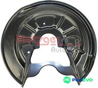 METZGER AUTOTEILE REAR LEFT BRAKE DISC SPLASH GUARD 6115081 FOR AUDI SEAT SKODA