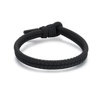 Metzm Adjustable Silicone Nautical Surfer Braided Rope Bracelet for Men Women - Waterproof Rubber Sports Couples Bracelets Gifts, Adult, Silicone, no gemstone