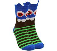 Metzuyan Boys Monsters Cute Colorful Funny Odd Cool Socks Novelty Cotton Rich Ears 6-3.5