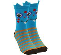Metzuyan Boys Monsters Cute Colorful Funny Odd Cool Socks Novelty Cotton Rich Ears 6-3.5
