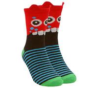 Metzuyan Boys Monsters Cute Colorful Funny Odd Cool Socks Novelty Cotton Rich Ears 9-12