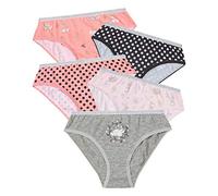 Metzuyan Girls Infant 5 Pack Brifes Knickers Bundle Cotton Rich Colorful Bunny 2-3 Years