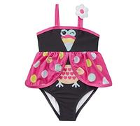 Metzuyan Girls Novelty Swimming Costume Swimsuit Swimwear Bird Black 4-5 Years