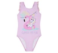 Metzuyan Infant Girls Unicorn One Piece Swimming Costume Pink Flamingo 4-5 Years
