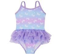 Metzuyan Infant Girls Unicorn One Piece Swimming Costume Purple Tutu 3-4 Years