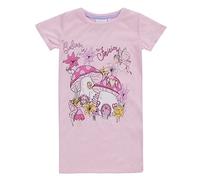 Metzuyan Kids Infant Girls Summer Lightweight Printed Short Sleeved Novelty Nightdress Summer Nightwear Pink 2-3 Years