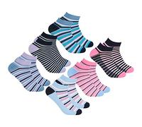 Metzuyan Ladies Womens Bamboo Socks Low Cut Triners Liner Ankle Summer Purple Pink 4-8