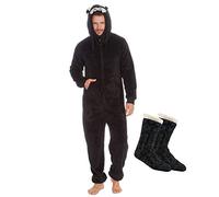 Metzuyan Men's Novelty Gorilla All in One Small - Medium & Socks 6-11 Gift Set