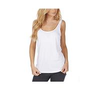 Metzuyan Womens Basic 2 Pack Sleeveless Tank Top Vest Cami White 6