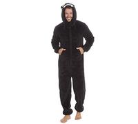 Metzuyan WS-AW20 - Mens 1Onesie Snuggle Gorilla Christmas Xmas Gift Present Lounge Nightwear Fleece Size L-XL