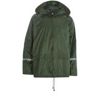Metzuyan WS-AW23 Mens Waterproof Over Jacket Outdoor Hooded Rainforce Jacket Olive L
