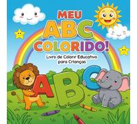 Meu ABC Colorido: Livro de colorir educativo para crianças.