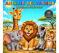 Meu Livro de Colorir Colari: Animais Selvagens