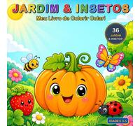 Meu Livro de Colorir Colari: Jardim & Insetos
