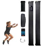 MEUBLLY Jump Performance Tracker, Vertical Jump Tester, Ground Contact Time and Height Measurement, App Connected Training Analytics, for Athletic Training, Sports Testing and Coaching