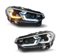MEUCGVZ Combination Compatible With For X3 Pre-LCI G01 G08 2018 2019 2020 2021 Upgrade Styling Front DRL Signals Light Assembly Accessories 2pcs