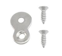 Meuey Lyot Figure 8 Fastener Figure 8 Table top Fasteners Table top Fasteners Desktop Connector Figure 8 Desktop Fastener Hardware with Screws -20pcs, EL-0W0305201