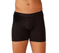 MeUndies - Men’s Boxer Briefs with Fly - 6” Inseam with Breathable and Comfortable Tencel Micro Modal Fabric, Black, M