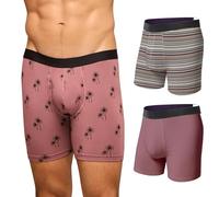 MeUndies - Men’s Boxer Briefs with Fly - 6” Inseam with Breathable and Comfortable Tencel Micro Modal Fabric - 3 Pack, Print Pack 6, XL