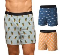 MeUndies - Men’s Boxers - Breathable and Comfortable Tencel UltraModal Fabric - 3 Pack, Print Pack 2, L