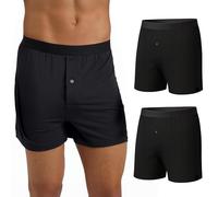 MeUndies Men’s Tencel Micro Modal Boxers, Black, L
