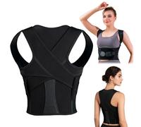 Meunhy Back Straightener Posture Corrector, Back Brace Posture Corrector for Women and Men, Adjustable Improves Posture, Corrects Hunchback for Scoliosis and Hunchback (M)
