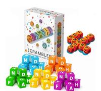 Meunhy Scrambled Game, 1-5 Players Quick Word Game, Scrambled Dice Game, Sharpening Spelling Dice and Increase Your Vocabulary for Parties Travel, Familys Nights, Christmas and Birthday Gifts