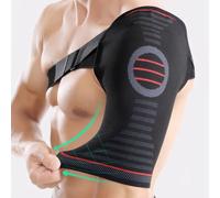 Meunhy Shoulder Support, Adjustable Shoulder Brace, For Torn Rotator Cuff,Arm Sling Immobilizer, For Men Women,Injuries, With 2 Adjustment Straps,Fits Left or Right Shoulder