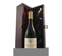 Meursault Goutte D'Or 1er Cru 2014 Domaine Coche Bizouard (White wine) vintage wine in a silk lined wooden box with four wine accessories, 1 x 750ml