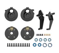 MEUS Racing Brass Stub Axle Carrier Front Steering Knukles Kit for Axial 1/8 AXP8 GILAMON 2.2 4X4 RTR Trail Buggy Upgrades