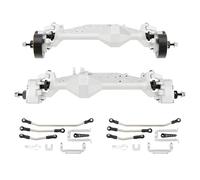 MEUS RACING Cheat Code Capra 1.9 ISO Axles Kit for Axial Capra 1.9 4X4 and DIY SCX10 SCX10 II Upgrades (4WS-Silver)