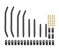 MEUS RACING SCX24 Links Double Bent Links High Clearance Chassis Links Set for Axial SCX24 Gladiator AXI00005 1/24 RC Crawler (Aluminum Alloy)