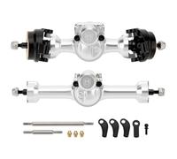MEUS RACING SCX30 Axles with Universal Axle Shafts for Axial 1/30 SCX30 RC Crawler Upgrades (Silver)