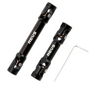 MEUS RACING Steel TRX4M Driveshaft, Drive Shaft for TRX4M Defender Bronco1/18 RC Crawler Upgrade Parts, Black