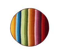 Meusch Funky 2867148518 Bathroom Rug, Round, 80 cm, Multi-Coloured