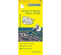 Meuse, Meurthe-et-Moselle, Moselle, - Michelin Local Map 307: Map
