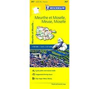 Meuse, Meurthe-et-Moselle, Moselle, - Michelin Local Map 307: Map